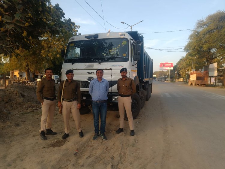 चित्तौड़गढ़ खनिज विभाग की बड़ी कार्यवाही 