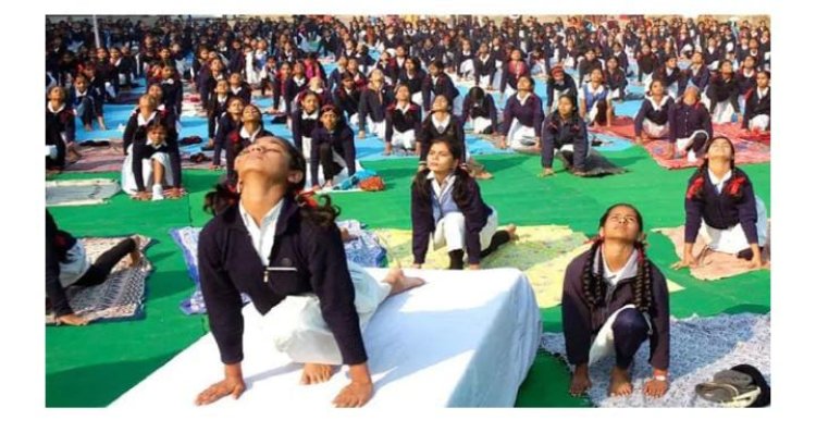 राजस्थान के सभी सरकारी स्कूलों में आज से सूर्य नमस्कार अनिवार्य