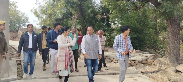 विजयपुर ग्राम पंचायत का ग्राम जवासिया होगा आदर्श ग्राम।
