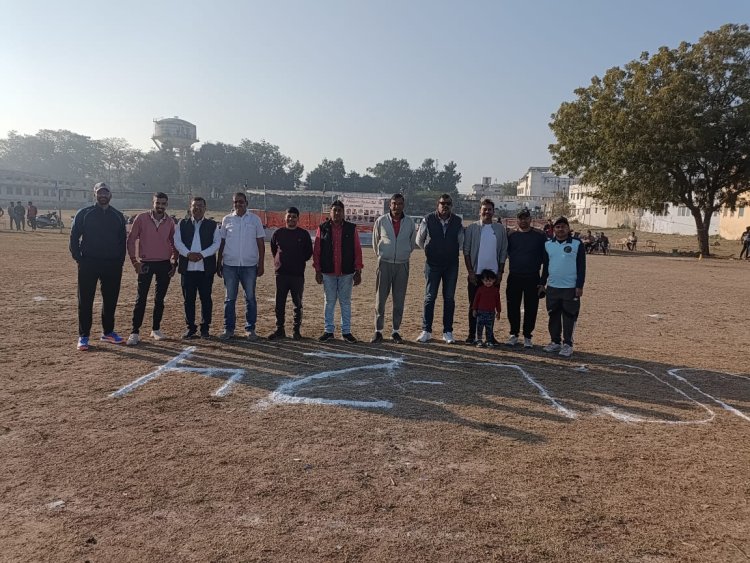चित्तौडग़ढ़ मे जैन क्रिकेट लीग 2024 का शुभारंभ, जैन थंडर्स ने जीता उद्घाटन मैच।