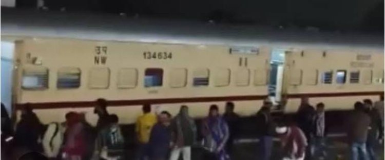 दिल्ली-मुंबई रेलवे ट्रैक पर बड़ा हादसा टला:पटरी में आया क्रेक; 110 किमी की रफ्तार से गुजरने वाली थी मुंबई-जयपुर सुपरफास्ट