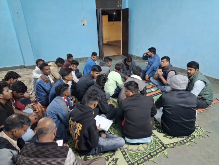 नमो ऐप को लेकर भाजयुमो चंदेरीया मंडल की बैठक संपन्न