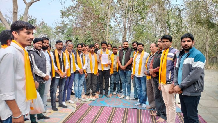 चंदेरिया मे भारतीय मजदूर संघ की बैठक आयोजित कार्यकारिणी का विस्तार किया।