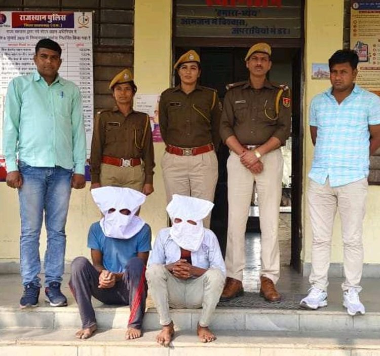 हाइवे पर ट्रक ड्राइवरों से लूटपाट करने वाली गैंग का पर्दाफाश, दो मुलजिम बापर्दा गिरफ्तार