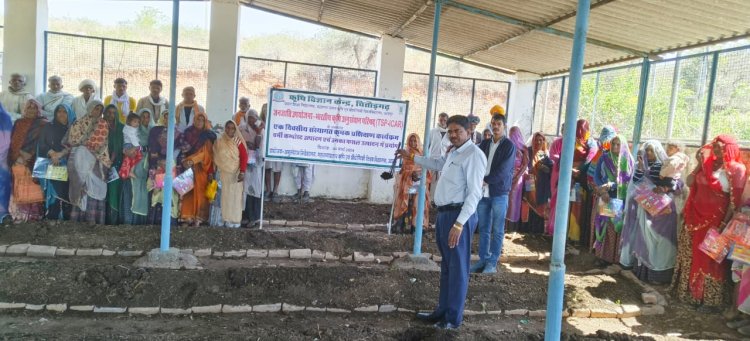 वर्मी कम्पोस्ट उत्पादन एवं फसल उत्पादन में प्रयोग करने का सिखाया तरीका।