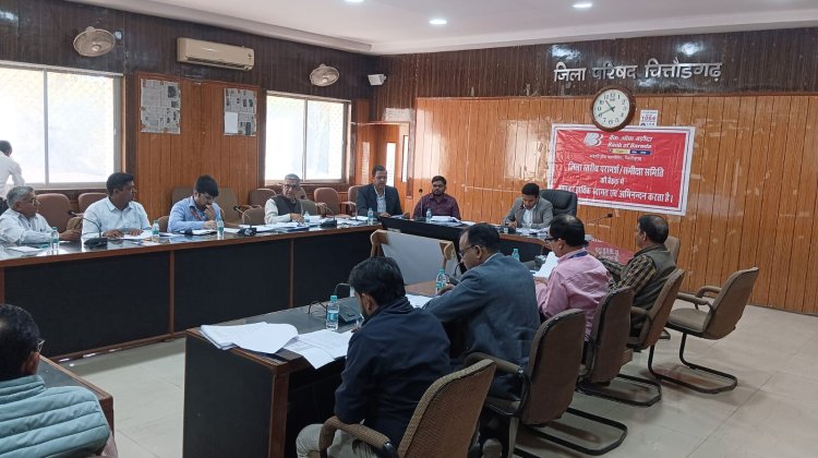 अग्रणी बैंक चित्तौड़गढ़ की जिला स्तरीय परामर्श और समीक्षा समिति की बैठक आयोजित
