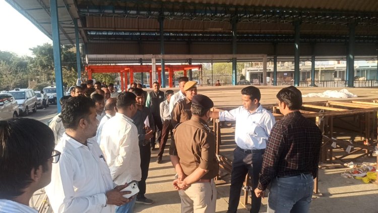 मुख्यमंत्री के प्रस्तावित दौरे को लेकर जिला कलक्टर ने लिया तैयारियों का जायजा