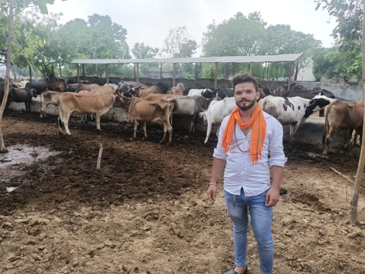 गौ करुणा की निधि गौसेवा ईश्वर प्राप्ति का एक मात्र मार्ग : अग्निवीर गौसेवा प्रमुख पवन तोमर