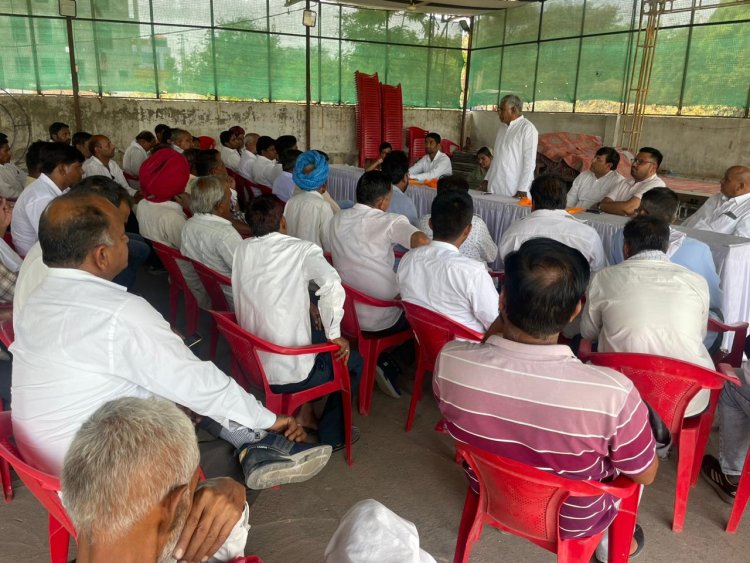 लोकसभा चुनाव की तैयारी में जुटे  पूर्व राज्य मंत्री जाड़ावत सभी मंडल स्तरीय बैठक में चुनाव को लेकर बनाई रणनीति