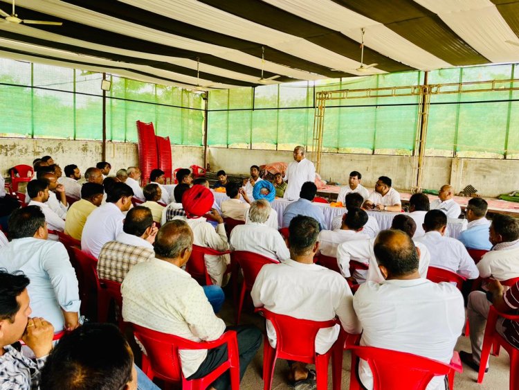 लोकसभा चुनाव की तैयारी में जुटे  पूर्व राज्य मंत्री जाड़ावत सभी मंडल स्तरीय बैठक में चुनाव को लेकर बनाई रणनीति