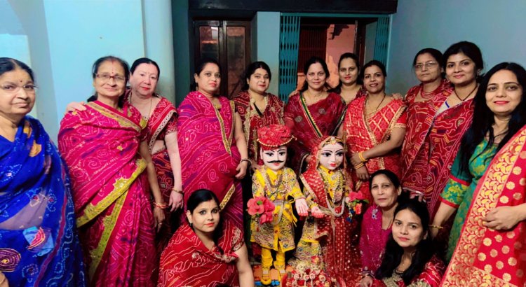 गणगौर की प्रतिमाओं का किया श्रृंगार, गुरुवार को निकलेगी सवारी