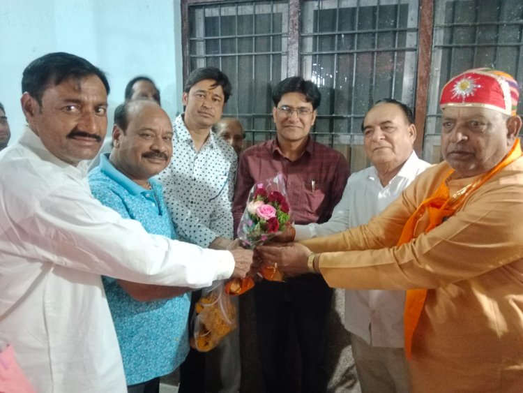 निम्बाहेड़ा गुर्जर गौड़ ब्राह्मण समाज के चुनाव सम्पन्न हरीश चन्द्र शर्मा नए अध्यक्ष निर्वाचित