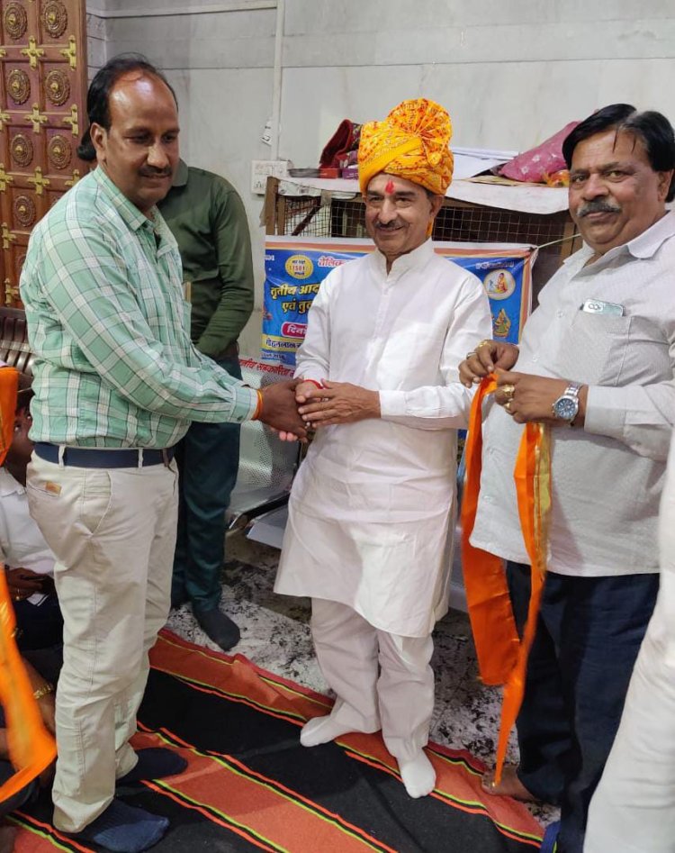 तेली समाज ने किया राज्यसभा सांसद मदन राठौड़ का स्वागत!