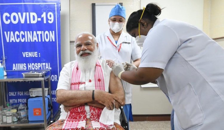 जो लोग भ्रांति फैला रहे हैं उनके मुँह पर करारा जवाब है प्रधानमंत्री श्री नरेंद्र मोदी ने ख़ुद वैक्सीन ली है और पूरे देश में संदेश दिया है।