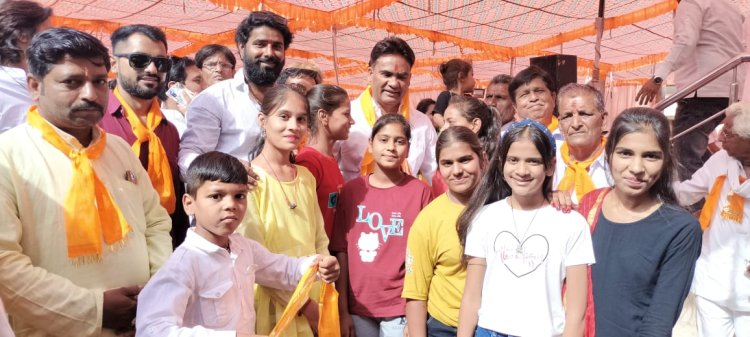 हर्षोल्लास से मनाई सेन जयंती हजारों की तादाद में रहें उपस्थित समाज जन 