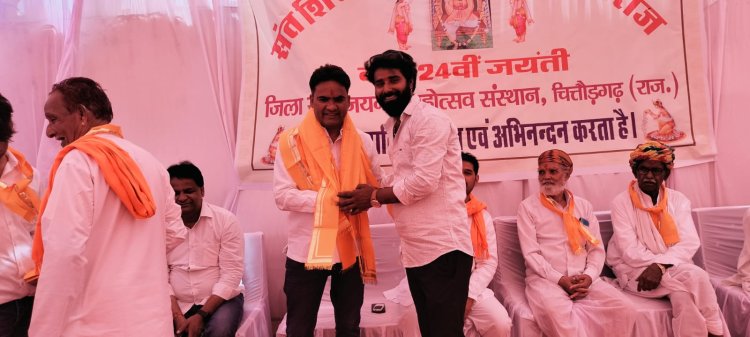 हर्षोल्लास से मनाई सेन जयंती हजारों की तादाद में रहें उपस्थित समाज जन 