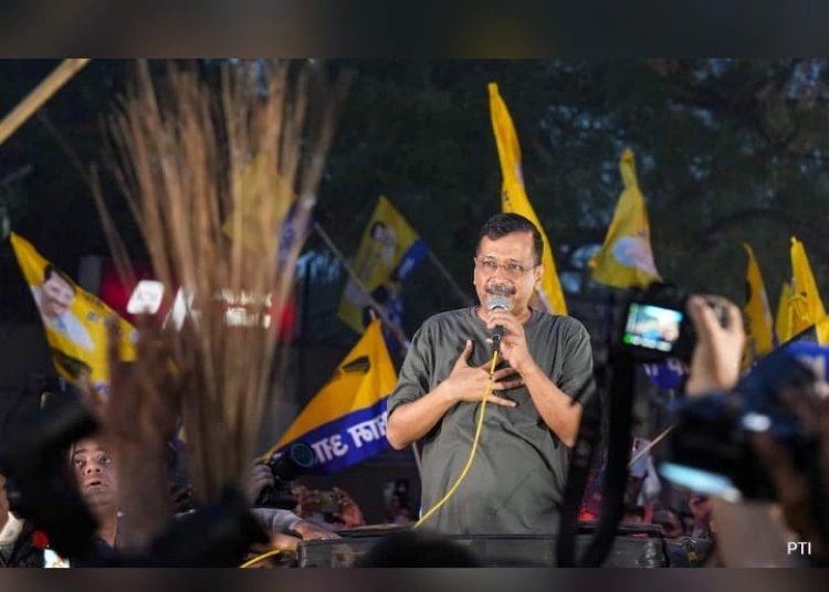 तिहाड़ जेल से बाहर आकर अरविंद केजरीवाल ने बीजेपी पर हमला बोला