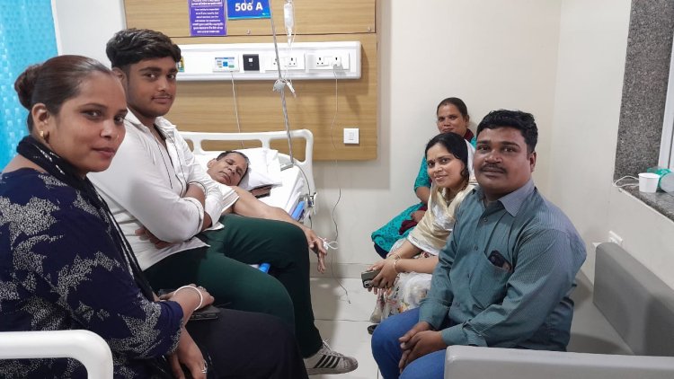 देहदानी ओजस्वी हूऐ बीमार  उदयपुर जे के पारस हॉस्पीटल मे हूऐ  एडमिट