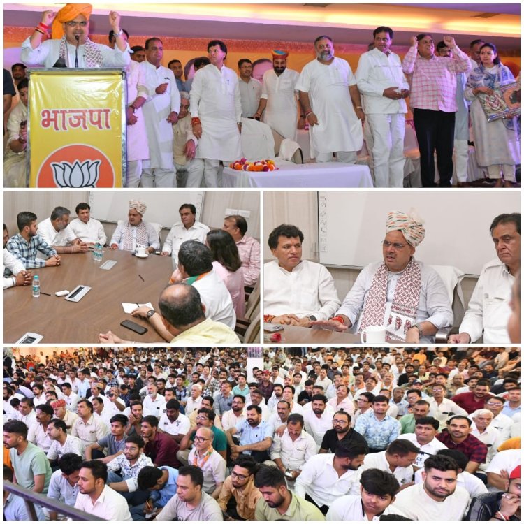विधायक कृपलानी लुधियाना में भाजपा का प्रत्याशी के समर्थन में आयोजित जनसभा में सीएम शर्मा के साथ रहे उपस्थित