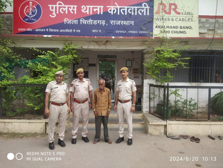 डेढ़ किलोग्राम अवैध अफीम के साथ एक आरोपी गिरफतार