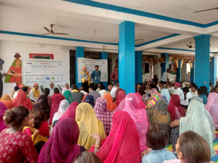 JICA टीम द्वारा प्रक्षेत्र भ्रमण एवं किसान संगोष्ठी