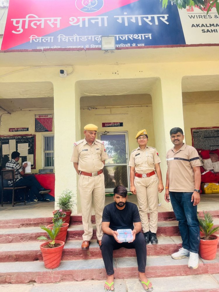 अवैध पिस्टल मय मैग्जीन के साथ एक आरोपी गिरफ्तार।