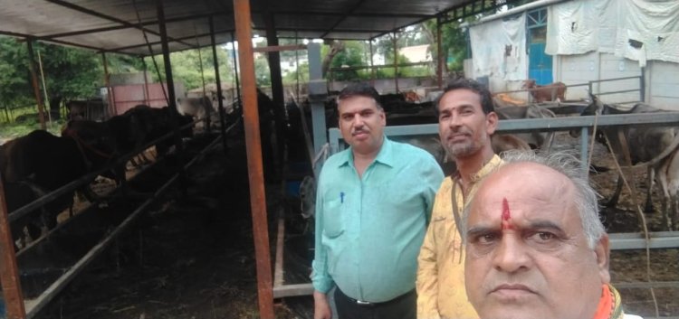 गो सेवा सर्वोपरी गो सेवा धाम में मनाया जन्म दिवस