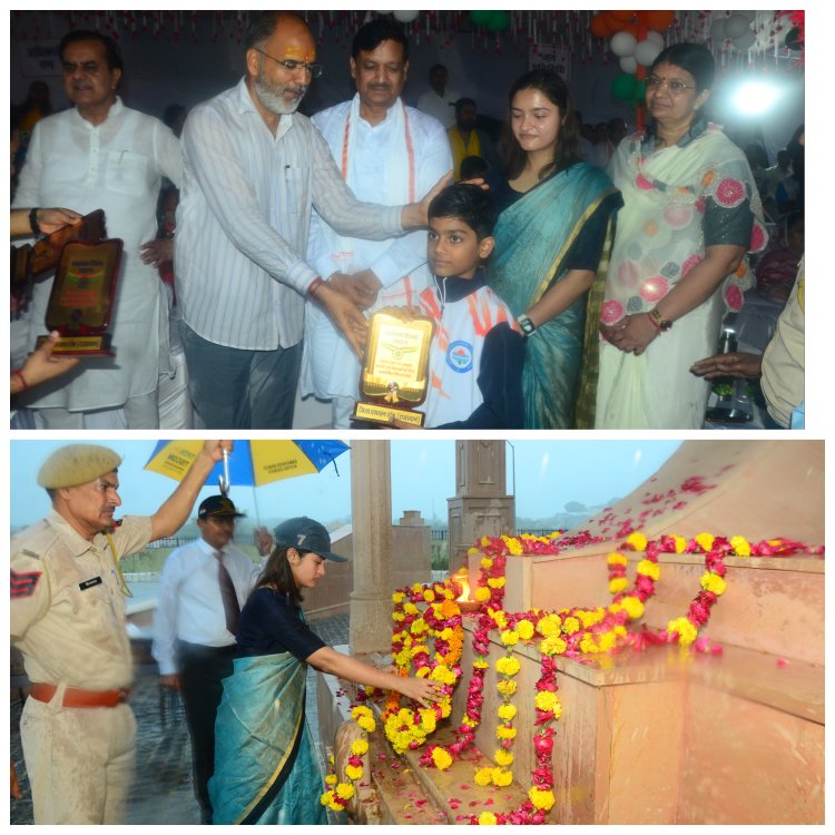 भारी बारिश से भी कम नहीं हुआ आज़ादी के जश्न का जोश, हर्षाेल्लास से मनाया 78वां स्वाधीनता दिवस