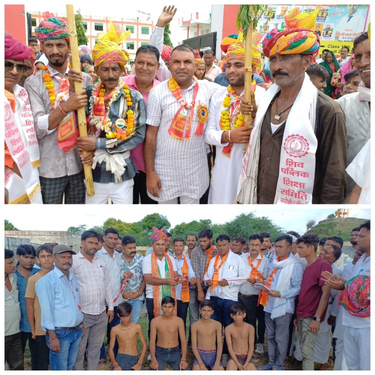 तेजाजी मेला समापन समारोह व कुश्ती दंगल मे देवली उनियारा जन सेवक व शिक्षाविद शिवजी रहे मुख्य अतिथि।