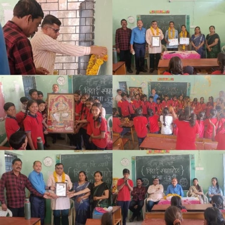 शासकिय माध्यमिक.विध्यालय जावी अक्षर ज्ञान के साथ नैतिक मूल्यों की शिक्षा देने का केंद्र - दिलीप पाटीदार