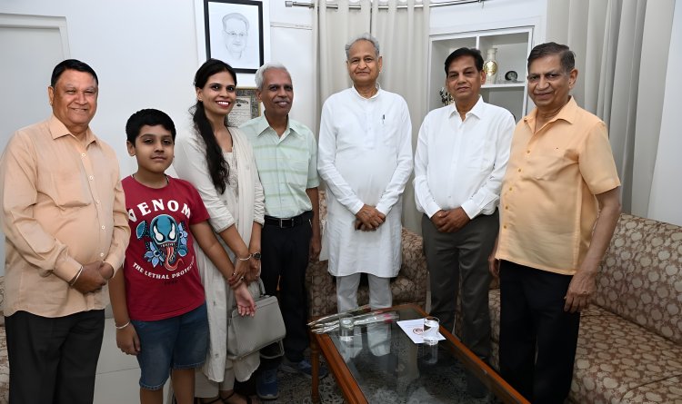 मैजिशियनस एसोसिएशन राजस्थान का प्रतिनिधिमंडल गहलोत से मिला